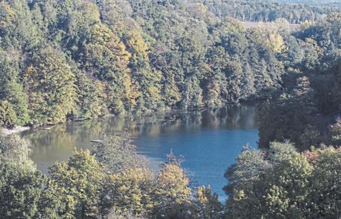 Blick auf den ehemaligen Fischteich der Klosteranlage Maulbronn. Foto: SSG