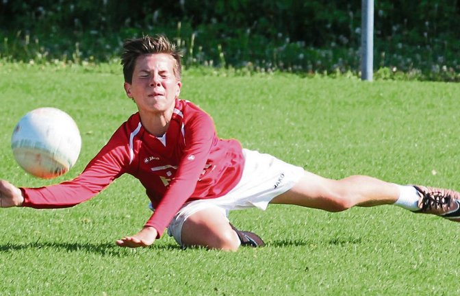 Paul Jantzen und die U-14-Faustballer des TV Vaihingen haben einen fast perfekten ersten Turniertag in Waldrennach gespielt. Foto: Archiv/Nachreiner