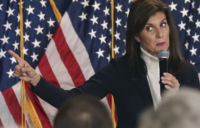 Nikki Haley hat nur noch Außenseiterchancen.<span class='image-autor'>Foto: dpa/Reba Saldanha</span>