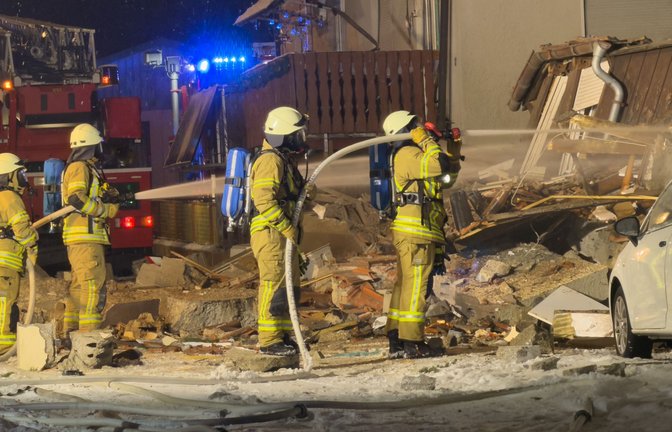 In Albstadt kam es zu einer Explosion.<span class='image-autor'>Foto: Jannik Nölke/dpa</span>