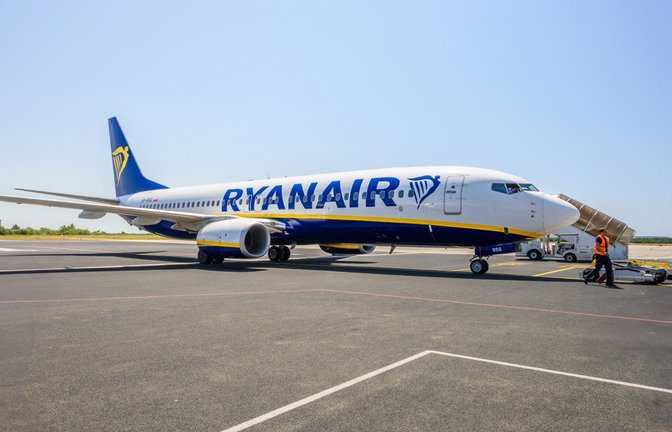 Ein Flug von Ryanair blieb von Frankreich nach Marokko ohne Passagiere. (Symbolbild)<span class='image-autor'>Foto: vivooo/ Shutterstock</span>