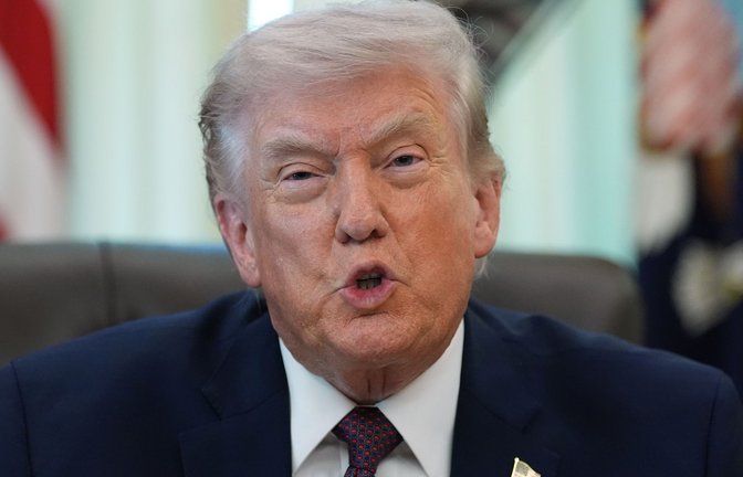Der US-Präsident hat mit den "Artemis 2"-Astronauten gesprochen. (Archivbild)<span class='image-autor'>Foto: Alex Brandon/AP/dpa</span>