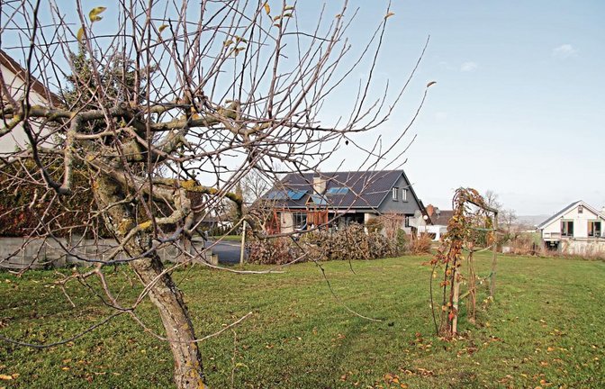 Am Ortsrand von Nussdorf soll das Wohngebiet „Hinter dem Zaun IV“ entstehen. Die städtebaulichen Entwürfe sorgten für Diskussionen. Foto: Archiv