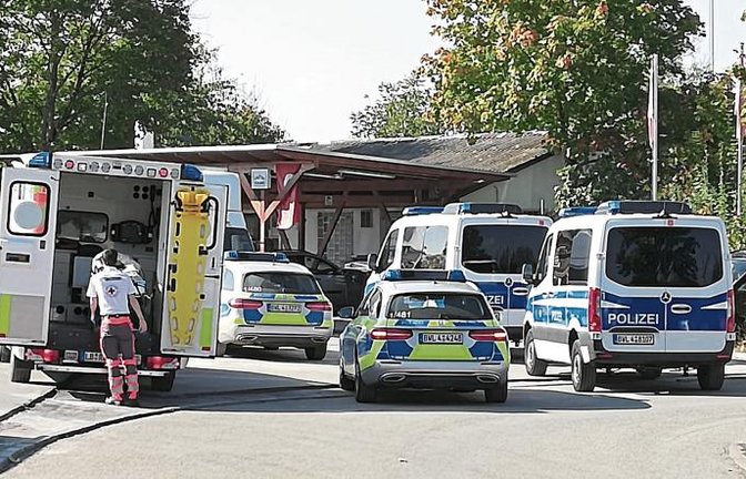 Einen massiven Polizeieinsatz hatte der Vorfall am Samstag zur Folge.  Foto: Arning