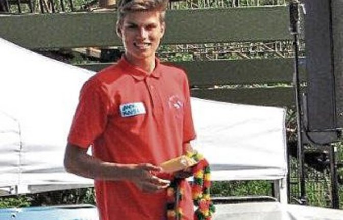 Julius Klein vom Illinger Team Sport Evolution ist Deutscher AK-18-Meister im Triathlon. Fotos: privat