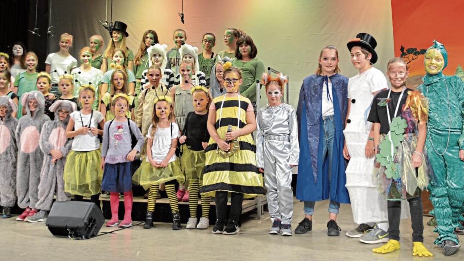 Die Kinder- und Jugendchöre der Vulkania Oberriexingen führen am Wochenende ein Musical auf. Foto: Gergen Die Kinder- und Jugendchöre der Vulkania Oberriexingen führen am Wochenende ein Musical auf. Foto: Gergen