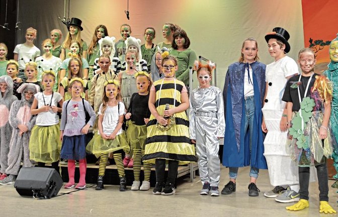 Die Kinder- und Jugendchöre der Vulkania Oberriexingen führen am Wochenende ein Musical auf. Foto: Gergen