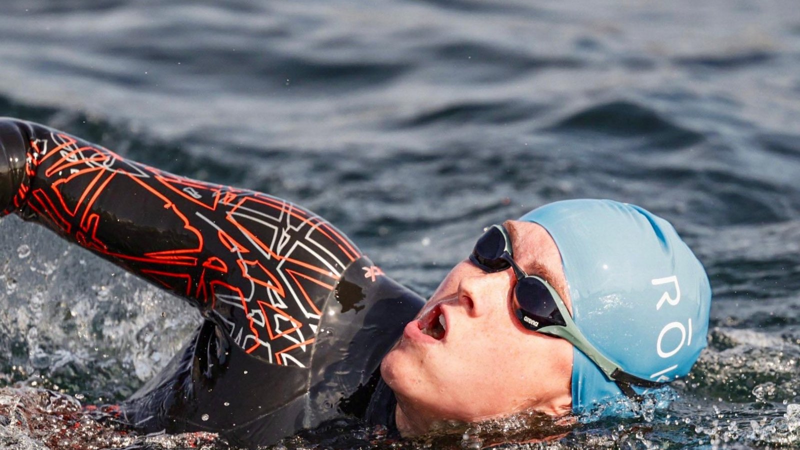 Obwohl das Schwimmen nicht ihre beste Disziplin ist, erreicht Lea Ruof in Elsinore eine gute Zeit. Foto: privat
