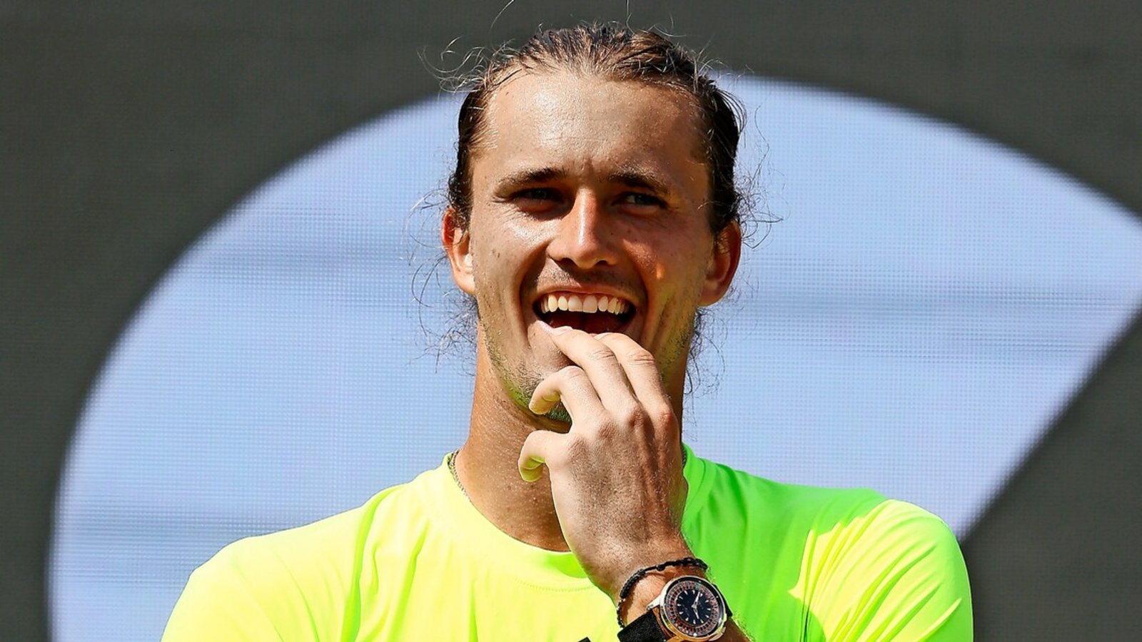 Gute Laune im Juni 2025 – schlägt Alexander Zverev in diesem Jahr wieder in Stuttgart auf?Foto: Baumann