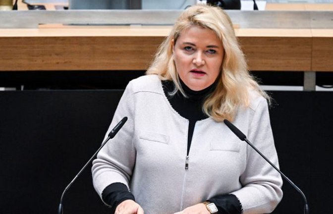 Brinker beteuerte, sie habe zuvor nicht gewusst, wer bei dem Treffen anwesend sein würde und wem sie dort begegnen würde.<span class='image-autor'>Foto: dpa/Jens Kalaene</span>