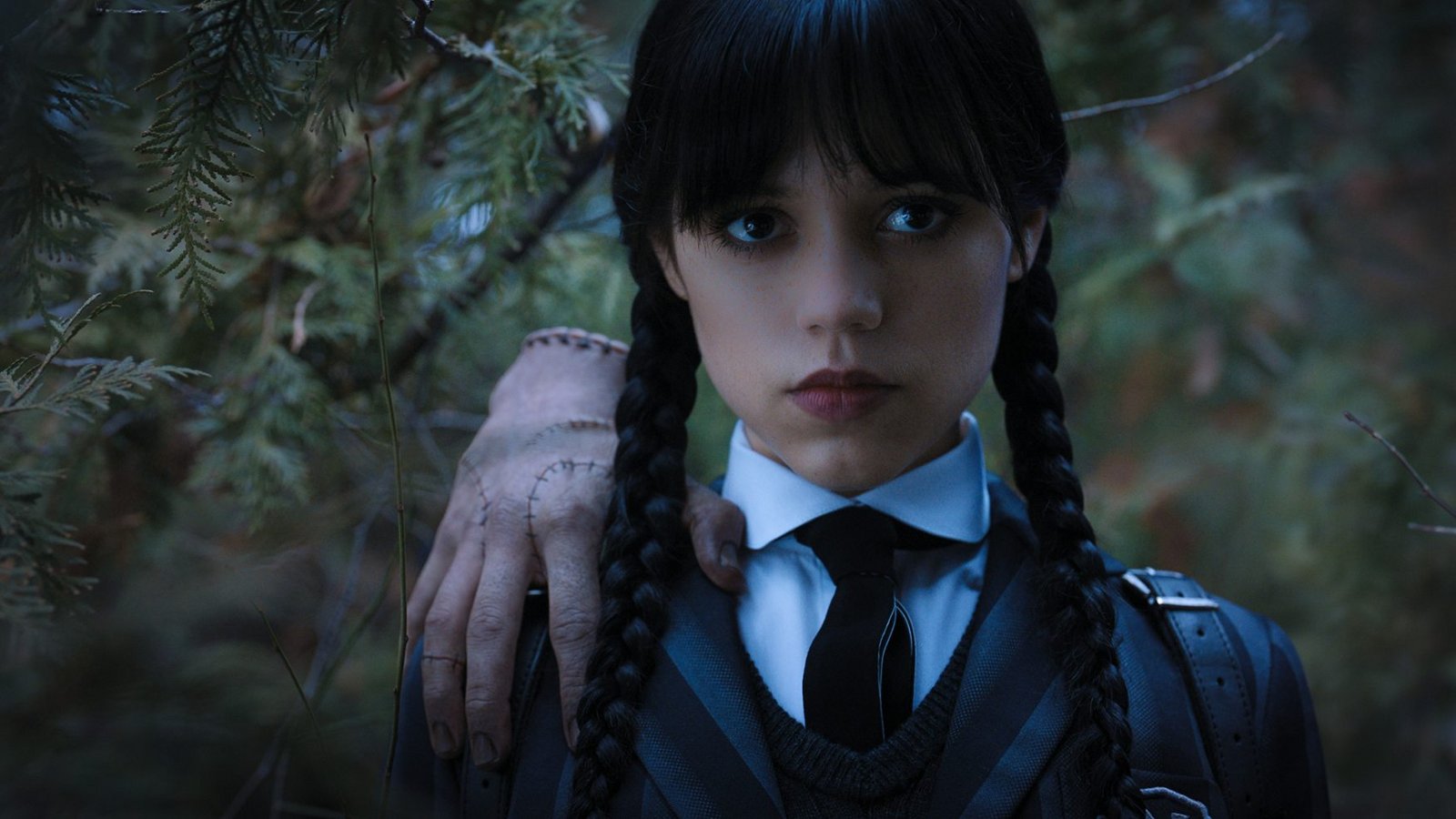 Jenna Ortega spielt Wednesday Addams in der Netflix-Serie.Foto: Netflix