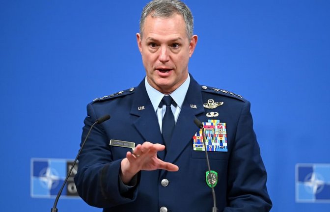 Der Oberbefehlshaber der Nato-Streitkräfte in Europa Alexus G. Grynkewich<span class='image-autor'>Elisa Schu/dpa</span>