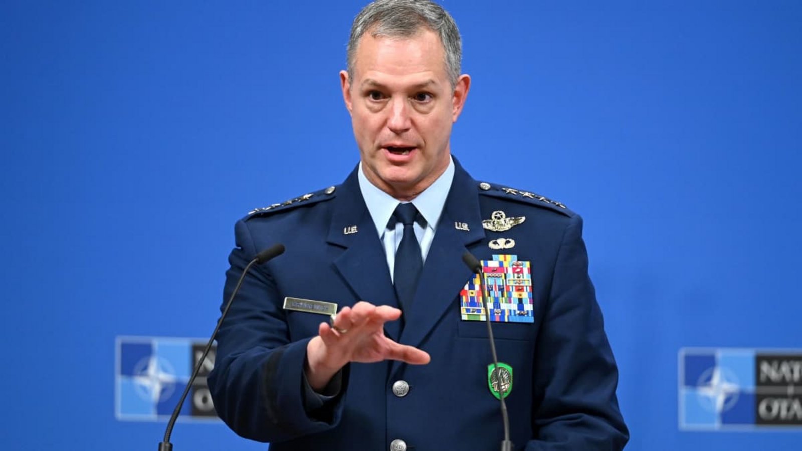 Der Oberbefehlshaber der Nato-Streitkräfte in Europa Alexus G. GrynkewichElisa Schu/dpa Der Oberbefehlshaber der Nato-Streitkräfte in Europa Alexus G. GrynkewichElisa Schu/dpa