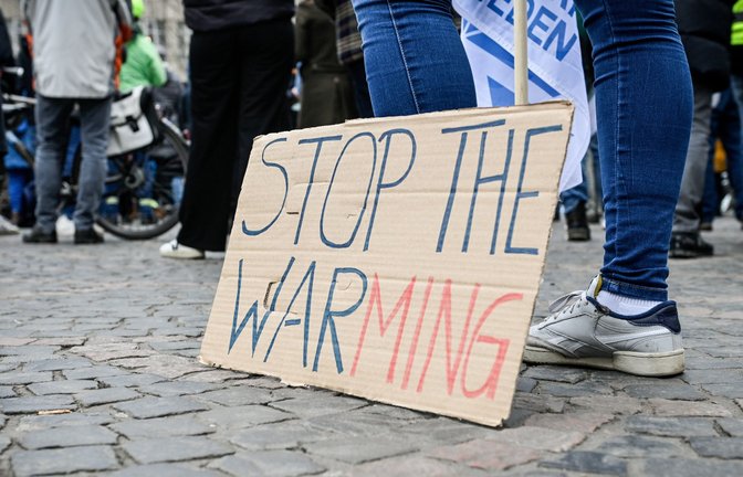 Noch finden vereinzelt Klimastreiks statt. Im Wahlkampf interessiert der Klimaschutz kaum.<span class='image-autor'>Foto: Julia Steinbrecht/KNA</span>