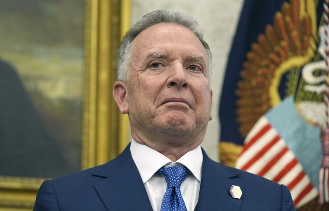 Der US-Unterhändler Steve Witkoff verhandelt mit dem Iran über ein neues Atomabkommen (Archivbild).<span class='image-autor'>Foto: dpa/AP/Evan Vucci</span>