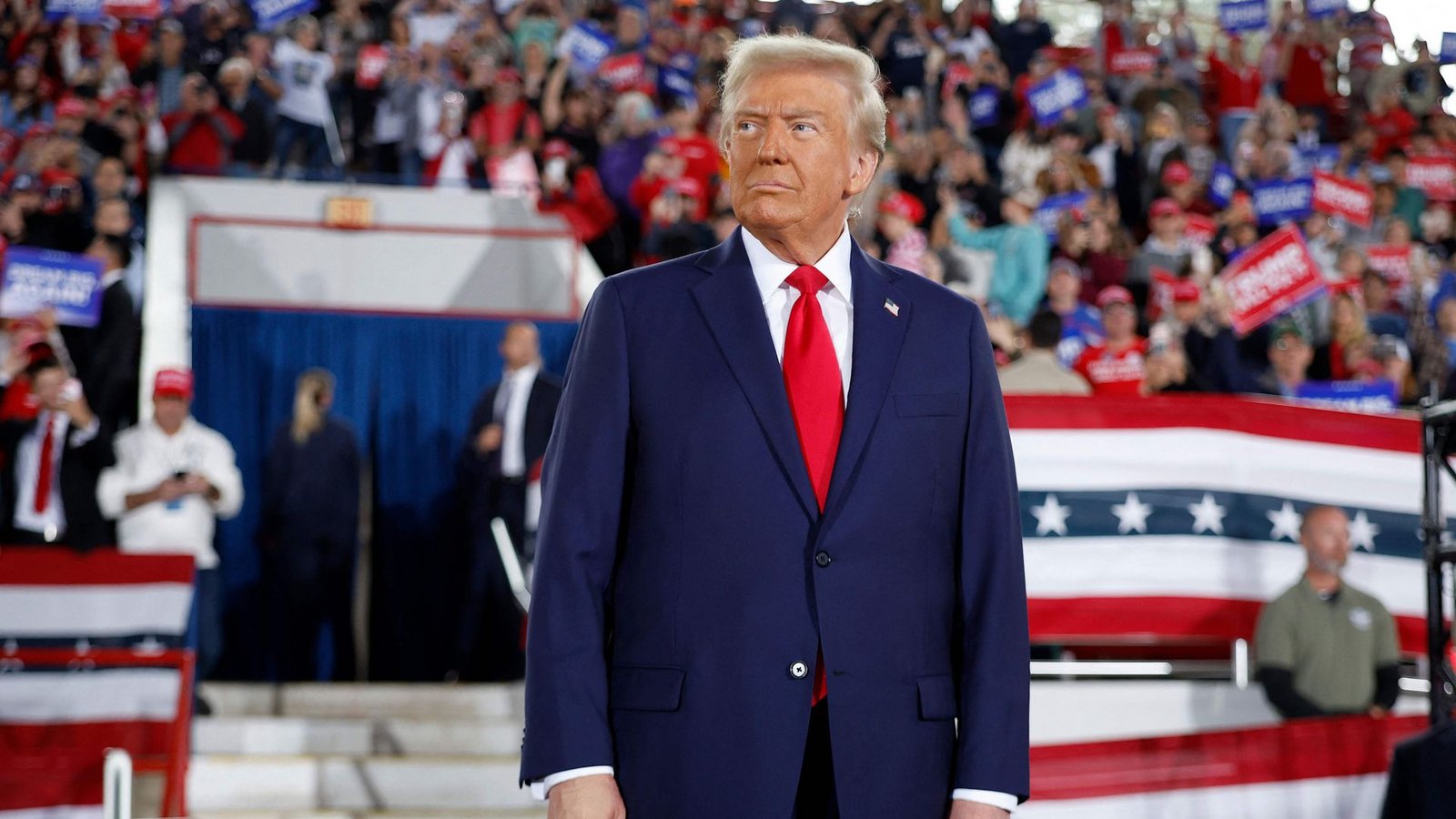 Ist er bald wieder US-Präsident? Donald Trump bei einer Wahlkampfveranstaltung.Foto: Getty Images via AFP/CHIP SOMODEVILLA Ist er bald wieder US-Präsident? Donald Trump bei einer Wahlkampfveranstaltung.Foto: Getty Images via AFP/CHIP SOMODEVILLA