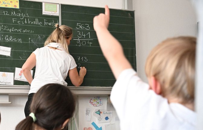 Mathematik-Unterricht in einer Grundschule<span class='image-autor'>Foto: dpa/Bernd Weißbrod</span>