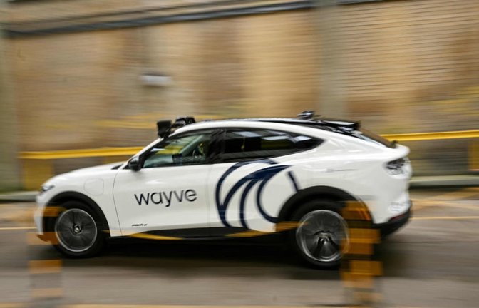 In London erobern autonome Autos der Firma Wayve die Straßen.<span class='image-autor'>Ben Stansall/afp</span>