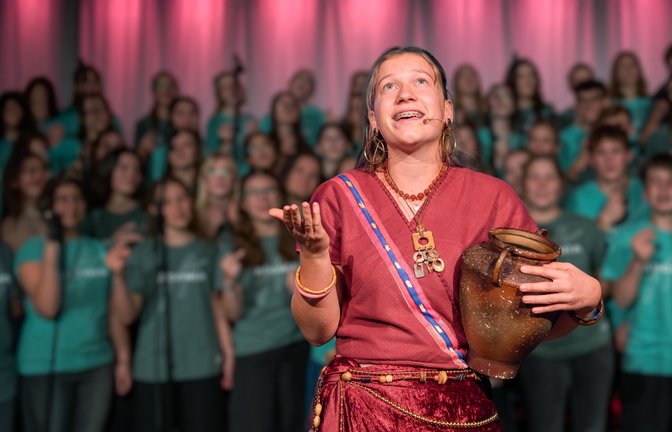 Lieder voller Hoffnung: das Adonia-Musical ist am Samstag in Vaihingen zu erleben.  <span class='image-autor'>Foto: p</span>