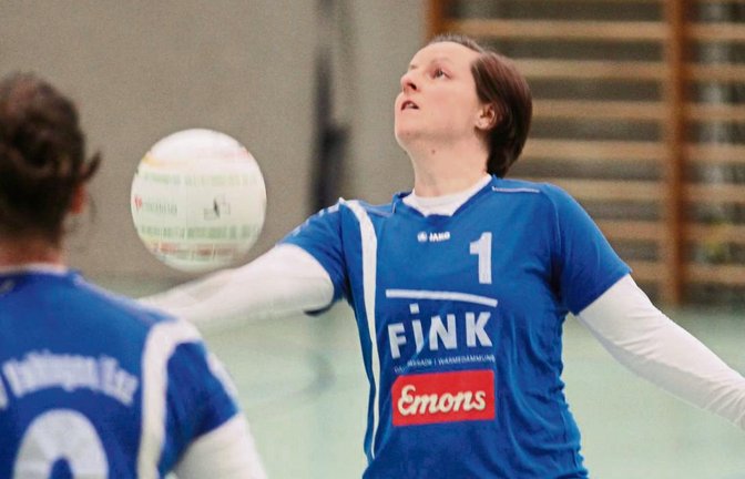 Corinne Meyer und die übrigen vier Spielerinnen aus der Stammformation mussten sich erstmal an Niedernhall gewöhnen.   Foto: Archiv/Nachreiner