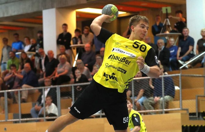 Das späte Führungstor von Julius Träger reichte den SV-Handballern nicht zum Sieg.<span class='image-autor'>Andreas Gorr</span>