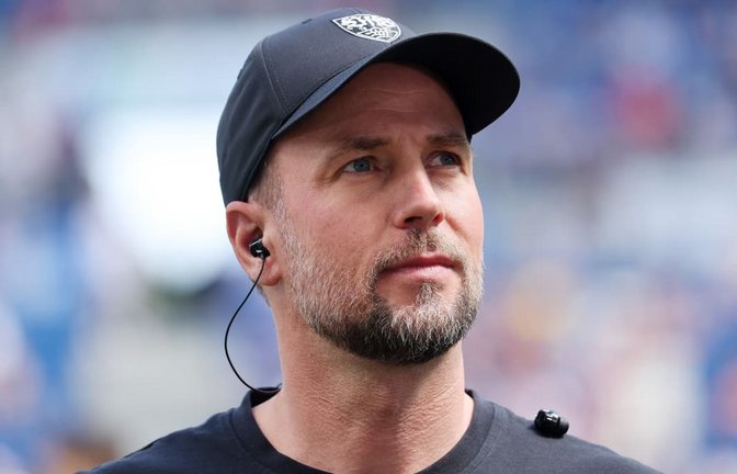 Der VfB-Trainer Sebastian Hoeneß blickt voller Vorfreude auf das Spiel in München<span class='image-autor'>Baumann</span>