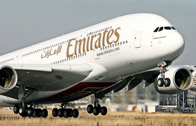 Vielleicht landen bald Emirates-Flugzeuge am Stuttgarter Flughafen.<span class='image-autor'>Foto: dpa/Gambarini</span>