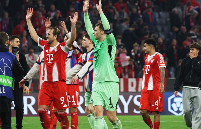 Nach einem turbulenten Spiel besiegt der FC Bayern Real Madrid im Champions-League-Viertelfinale.<span class='image-autor'>Foto: AFP/KARL-JOSEF HILDENBRAND</span>