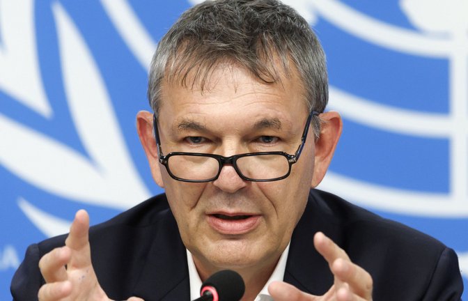 Philippe Lazzarini, Generalkommissar des UN-Hilfswerks für Palästina-Flüchtlinge im Nahen Osten, fordert ein Ende des israelischen Militäreinsatzes im Westjordanland.<span class='image-autor'>Foto: dpa/Salvatore Di Nolfi</span>