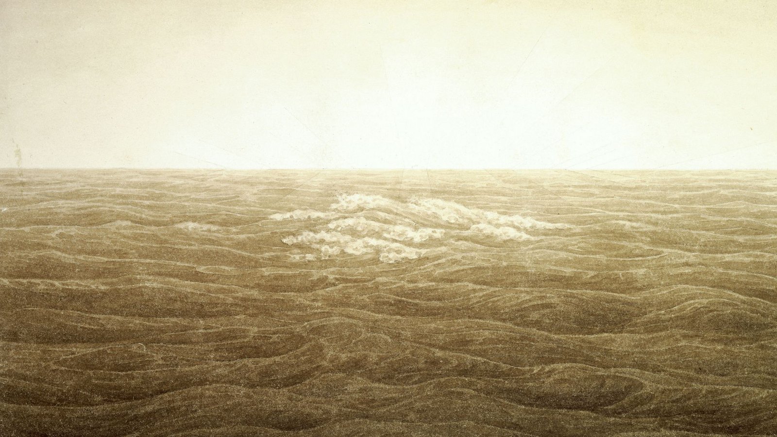 „Meer mit aufgehender Sonne“ von Caspar David Friedrich (1774-1840)Foto: bpk/Hamburger Kunsthalle/Elke Walford