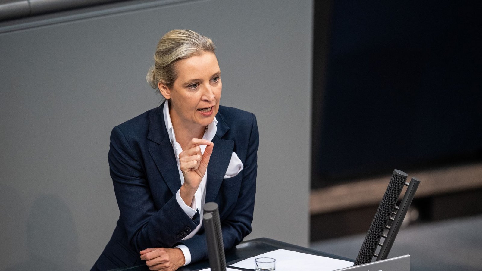 Alice Weidel bei einer Debatte im Bundestag.Foto: Melissa Erichsen/dpa/Melissa Erichsen Alice Weidel bei einer Debatte im Bundestag.Foto: Melissa Erichsen/dpa/Melissa Erichsen
