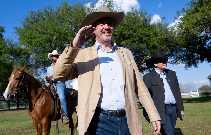 Markus Söder hat die Reise in die USA genossen.<span class='image-autor'>Foto: dpa/Sven Hoppe</span>