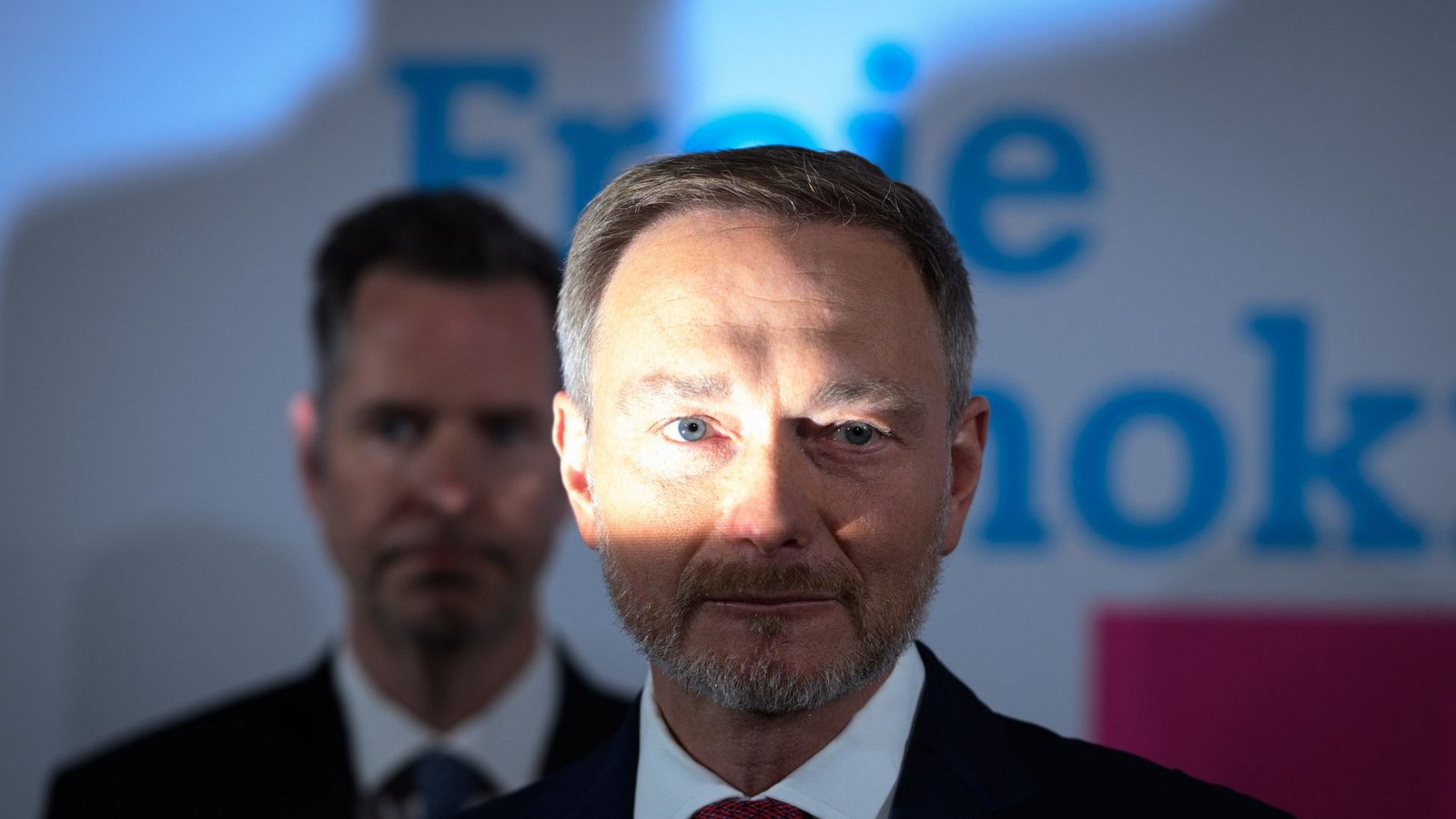FDP-Chef Lindner am Wahlabend in der Parteizentrale.Foto: dpa/Bernd von Jutrczenka