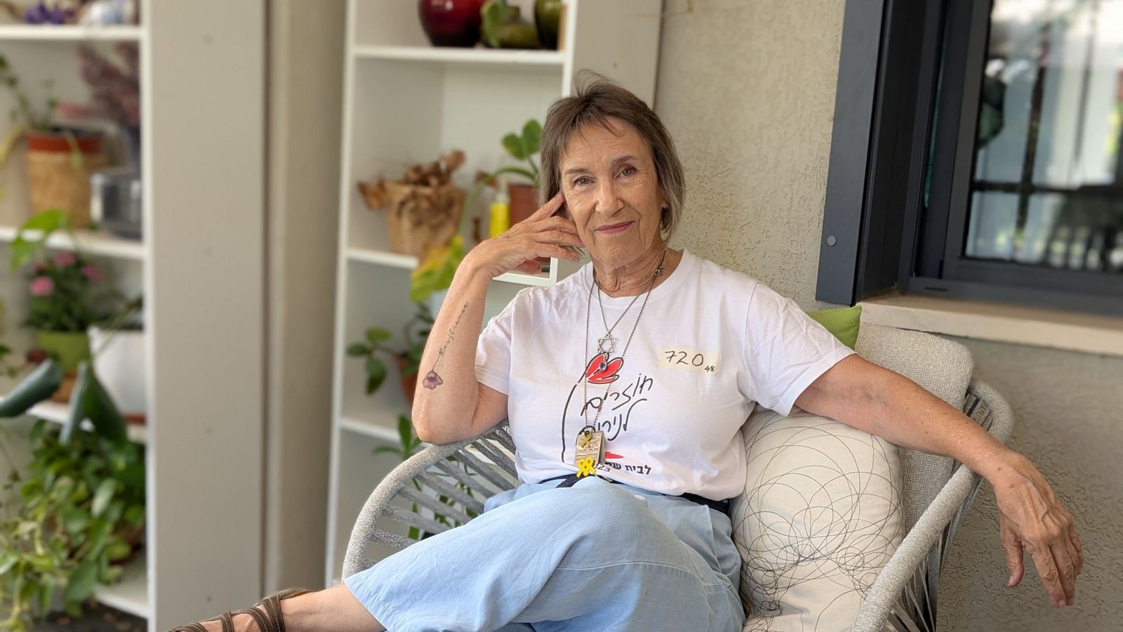 Adele Raemer stellt sich den Ereignissen des 7. Oktobers 2023.Foto: Mareike Enghusen Adele Raemer stellt sich den Ereignissen des 7. Oktobers 2023.Foto: Mareike Enghusen