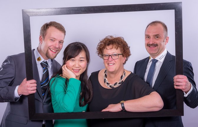 Engagieren sich mit Herzblut für den Sportkreis Ludwigsburg: (von links) Kay Bäumges (Sportkreisjugendleiter), Kunkun Bäumges (Internationale Freizeiten), Petra Rometsch (Vertreterin der Fachverbände im Sportkreis) und Matthias Müller (Präsident)  Foto: privat<span class='image-autor'>Foto: privat</span>