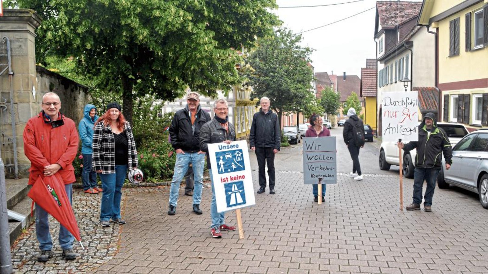 Mehrere Beinahe-Unfälle sollen sich laut Anwohnern bereits erreignet haben. Foto: Stahlfeld Mehrere Beinahe-Unfälle sollen sich laut Anwohnern bereits erreignet haben. Foto: Stahlfeld
