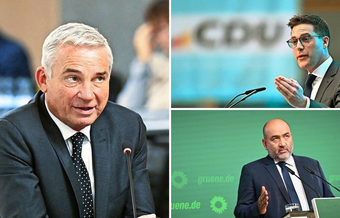 „Kann schon mal passieren“, sagt Innenminister Thomas Strobl (CDU) zu Omid Nouripours Vorschlag. CDU-Landeschef Manuel Hagel geht mit den Grünen härter ins Gericht.<span class='image-autor'>Foto: dpa</span>