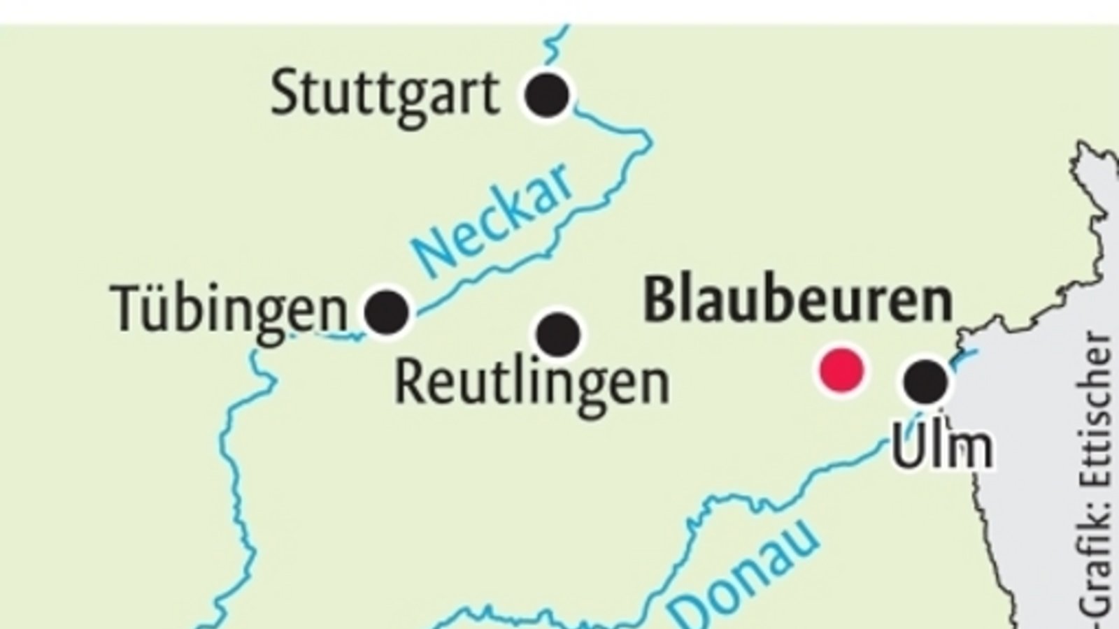 Unterhalb der 12 000-Einwohner-Stadt Blaubeuren erstreckt sich das gigantische Blauhöhlensystem.Grafik: StN Unterhalb der 12 000-Einwohner-Stadt Blaubeuren erstreckt sich das gigantische Blauhöhlensystem.Grafik: StN