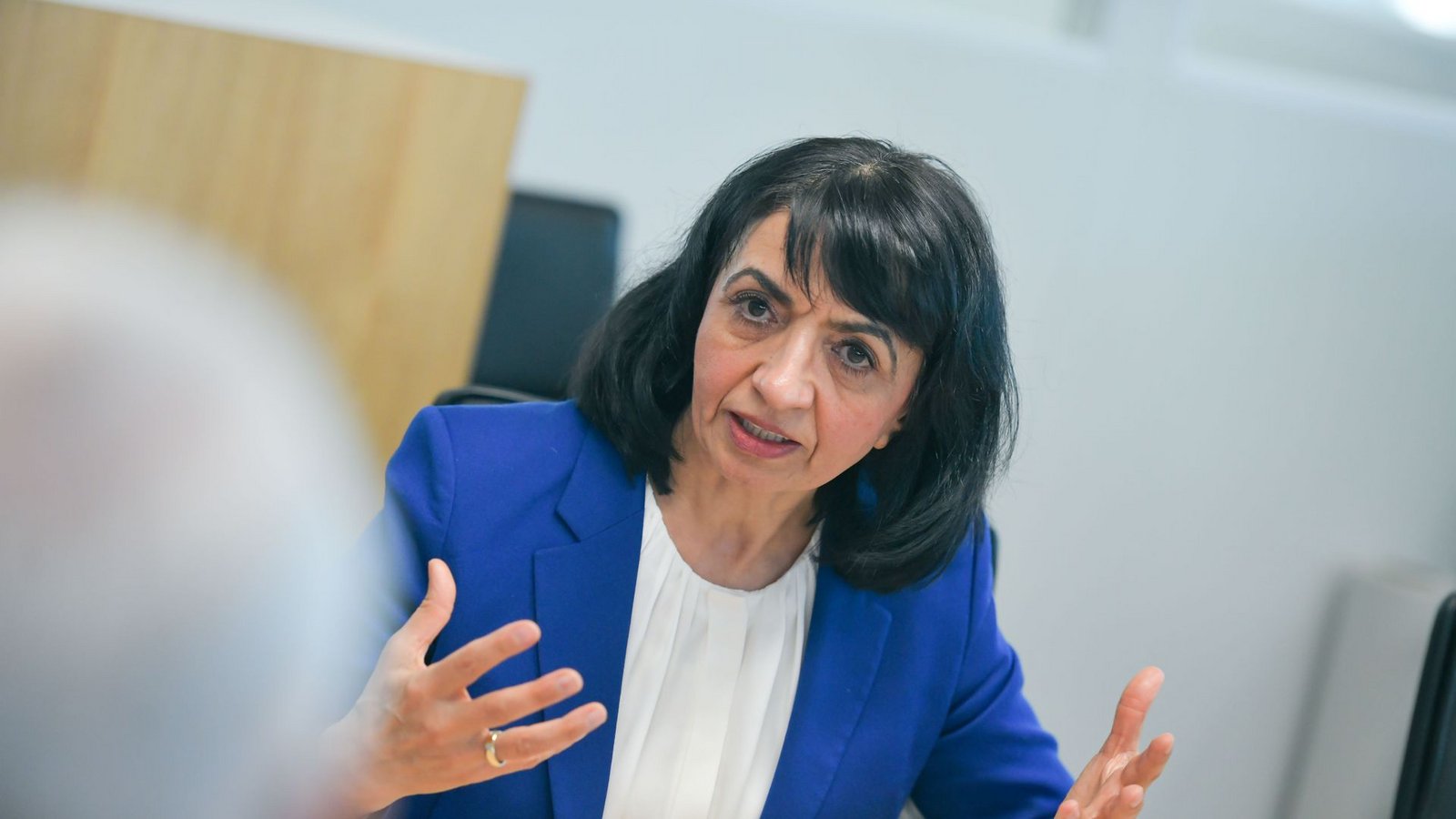 Landtagspräsidentin Muhterem Aras im Gespräch mit unserer Redaktion.Foto: LICHTGUT/Max Kovalenko