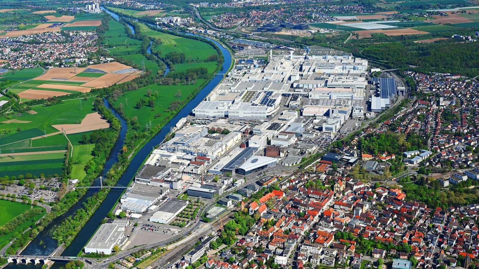 Das Audi-Werk Neckarsulm steht im Fokus möglicher VW-Sparpläne.Foto: Eibner-Pressefoto/Werner Kuhnle
