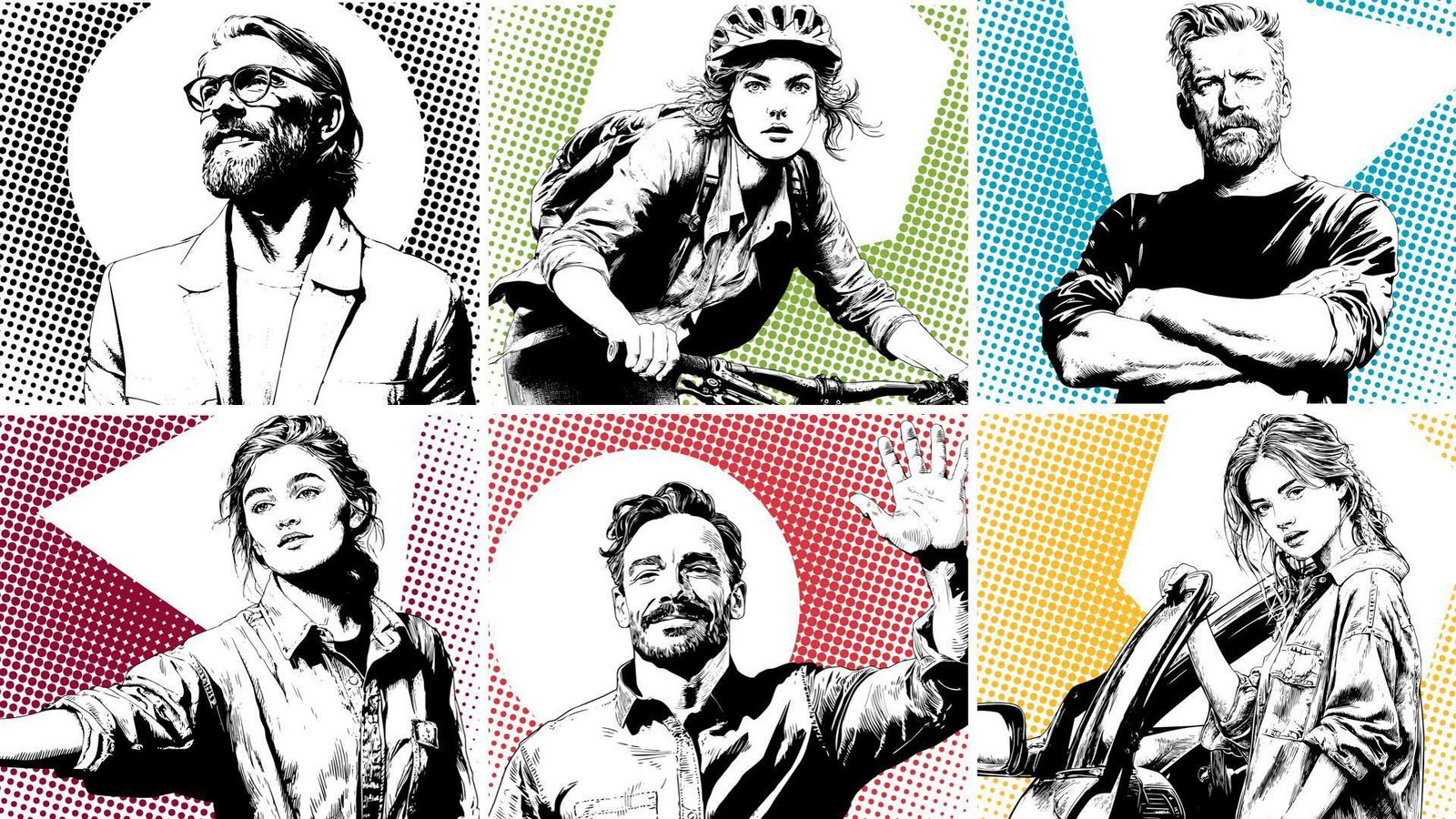 So könnten sie aussehen, die typischen Wählerinnen und Wähler be der Landtagswahl am 8. März.Foto: KI/Midjourney, Illustration: Ruckaberle