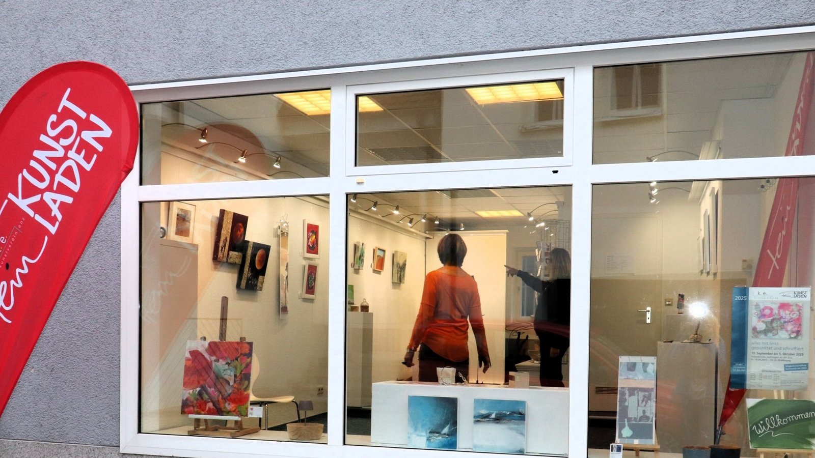 Die neue Galerie ist in der Spitalstraße 1 in Vaihingen zu finden.  Fotos: Gergen