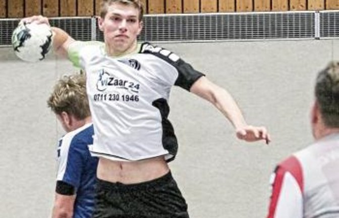 Michael Bosch hat 14 Treffer zum 35:18-Sieg des TSV Oberriexingen beigetragen. Sieben davon erzielte er im Spiel gegen Oberstenfeld III per Siebenmeter. Foto: Archiv/Simecek