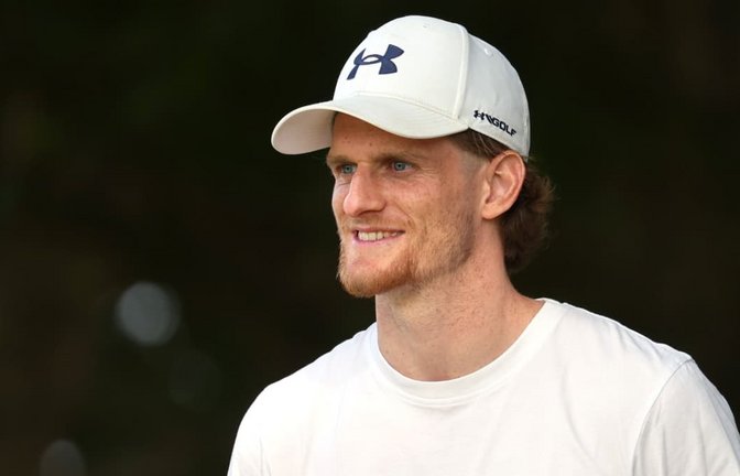 Scott Kennedy, Neuzugang beim SGV Heilbronn-Freiberg ist ausgewiesener Pokalfan.<span class='image-autor'>Baumann/Julia Rahn</span>