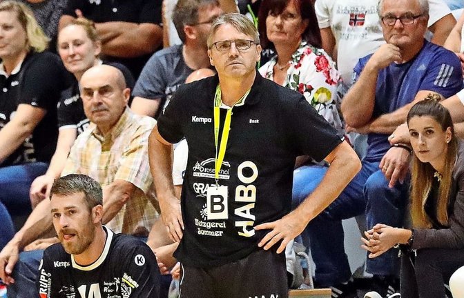 Jürgen Buck steht nach einer Pause wieder an der Seitenlinie bei der Habo Bottwar/SG und startet gegen die SG Heidelberg-Leimen. .<span class='image-autor'>Avanti</span>