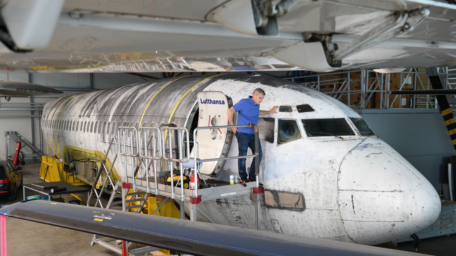 Seit 2017 steht das Flugzeug wieder in Deutschland. Es folgte ein Tauziehen um den Aufstellungsort.Foto: picture alliance/dpa/Felix Kästle Seit 2017 steht das Flugzeug wieder in Deutschland. Es folgte ein Tauziehen um den Aufstellungsort.Foto: picture alliance/dpa/Felix Kästle