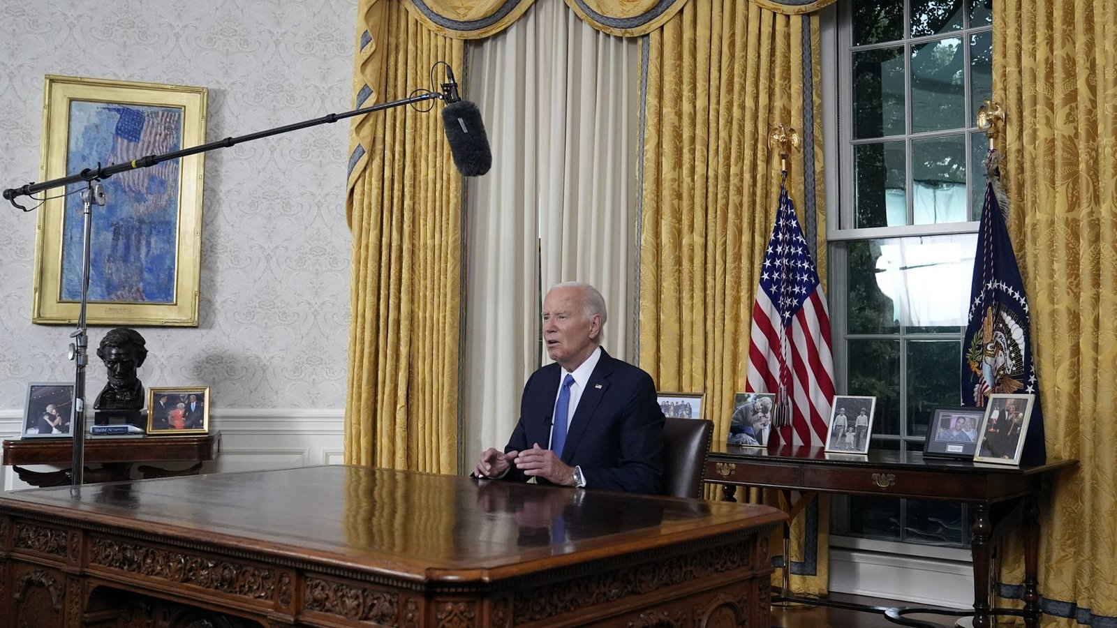 US-Präsident Joe Biden hält seine lang erwartete Rede.Foto: dpa/Evan Vucci US-Präsident Joe Biden hält seine lang erwartete Rede.Foto: dpa/Evan Vucci