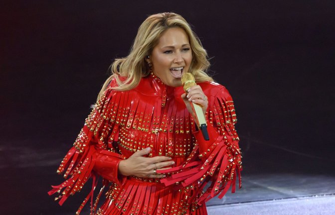 Sängerin Helene Fischer (hier beim Auftakt ihrer „360° Tour“ in Dresden) tritt an diesem Dienstag in Stuttgart auf.<span class='image-autor'>Foto: dpa/Robert Michael</span>