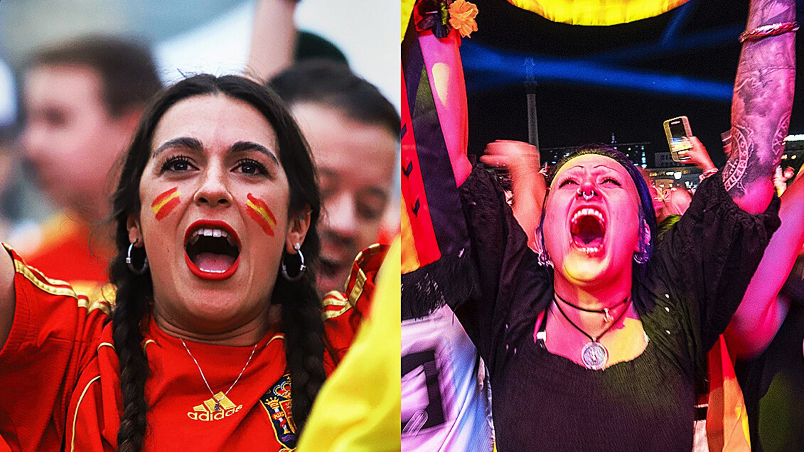 Deutschland gegen Spanien – wer jubelt am Ende? Deutschland gegen Spanien – wer jubelt am Ende?Foto: Lichtgut/Zophia Ewska, Leif Piechowski Deutschland gegen Spanien – wer jubelt am Ende? Deutschland gegen Spanien – wer jubelt am Ende?Foto: Lichtgut/Zophia Ewska, Leif Piechowski