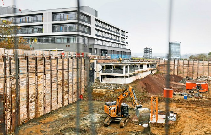 Das Robert Bosch Krankenhauses lässt am Burgholzhof fünf Wohngebäude für die Belegschaft errichten.<span class='image-autor'>Foto: Lichtgut/Max Kovalenko</span>